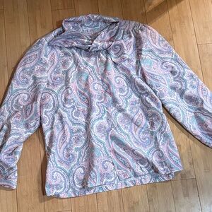 Alfred Dunner Pastel Paisley Blouse
